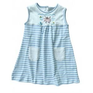 NEW SQUIGGLES girls angel sleeve dress in pink octopus